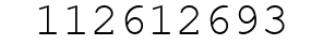 Number 112612693.