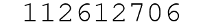 Number 112612706.
