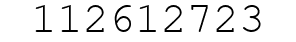 Number 112612723.