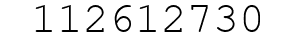 Number 112612730.