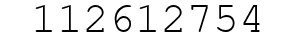 Number 112612754.