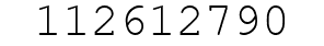 Number 112612790.