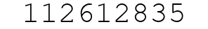 Number 112612835.