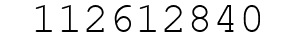 Number 112612840.