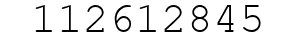 Number 112612845.