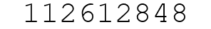 Number 112612848.