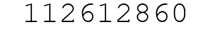 Number 112612860.