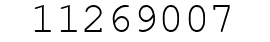 Number 11269007.