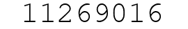 Number 11269016.