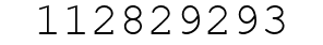 Number 112829293.