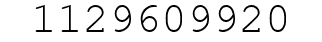 Number 1129609920.