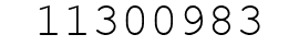 Number 11300983.