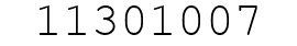 Number 11301007.