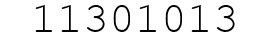 Number 11301013.