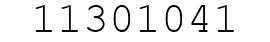 Number 11301041.