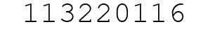 Number 113220116.