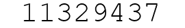 Number 11329437.