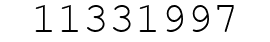 Number 11331997.