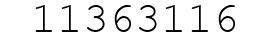 Number 11363116.