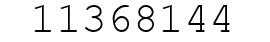 Number 11368144.
