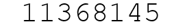 Number 11368145.