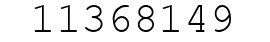Number 11368149.