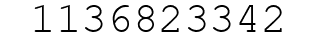 Number 1136823342.
