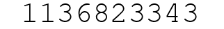 Number 1136823343.