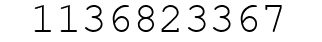 Number 1136823367.