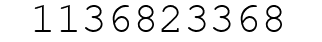 Number 1136823368.