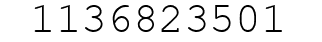Number 1136823501.