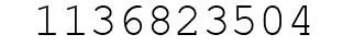Number 1136823504.