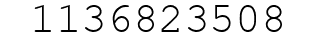 Number 1136823508.