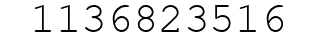 Number 1136823516.