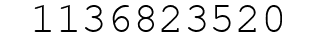 Number 1136823520.