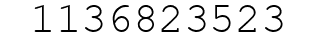 Number 1136823523.