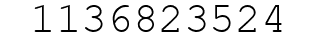 Number 1136823524.