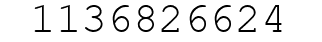 Number 1136826624.