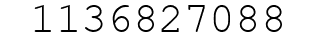 Number 1136827088.