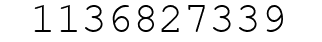 Number 1136827339.