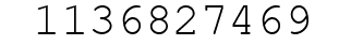 Number 1136827469.