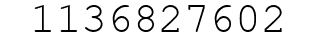 Number 1136827602.
