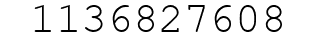 Number 1136827608.