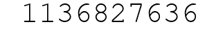Number 1136827636.