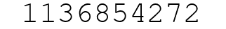 Number 1136854272.