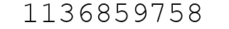 Number 1136859758.