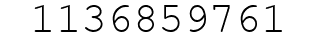 Number 1136859761.