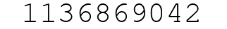Number 1136869042.
