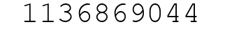 Number 1136869044.