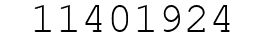 Number 11401924.